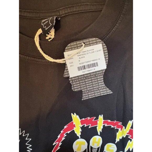 NWT Brain Dead x Them Masters Of Flow T-Shirt, Black, Size: Medium - Picture 3 of 5